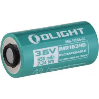 Аккумулятор OLIGHT Li-on ORB-16C06-6C 16340 3,7 В 650 mAh 1шт.